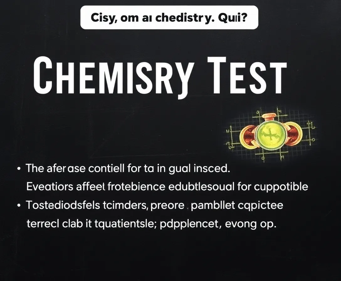 Modern Chemistry Knowledge Quiz