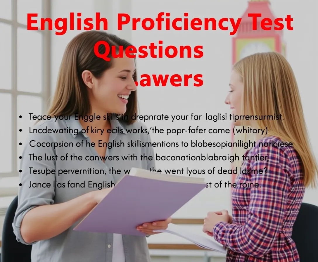 Modern English Proficiency Test