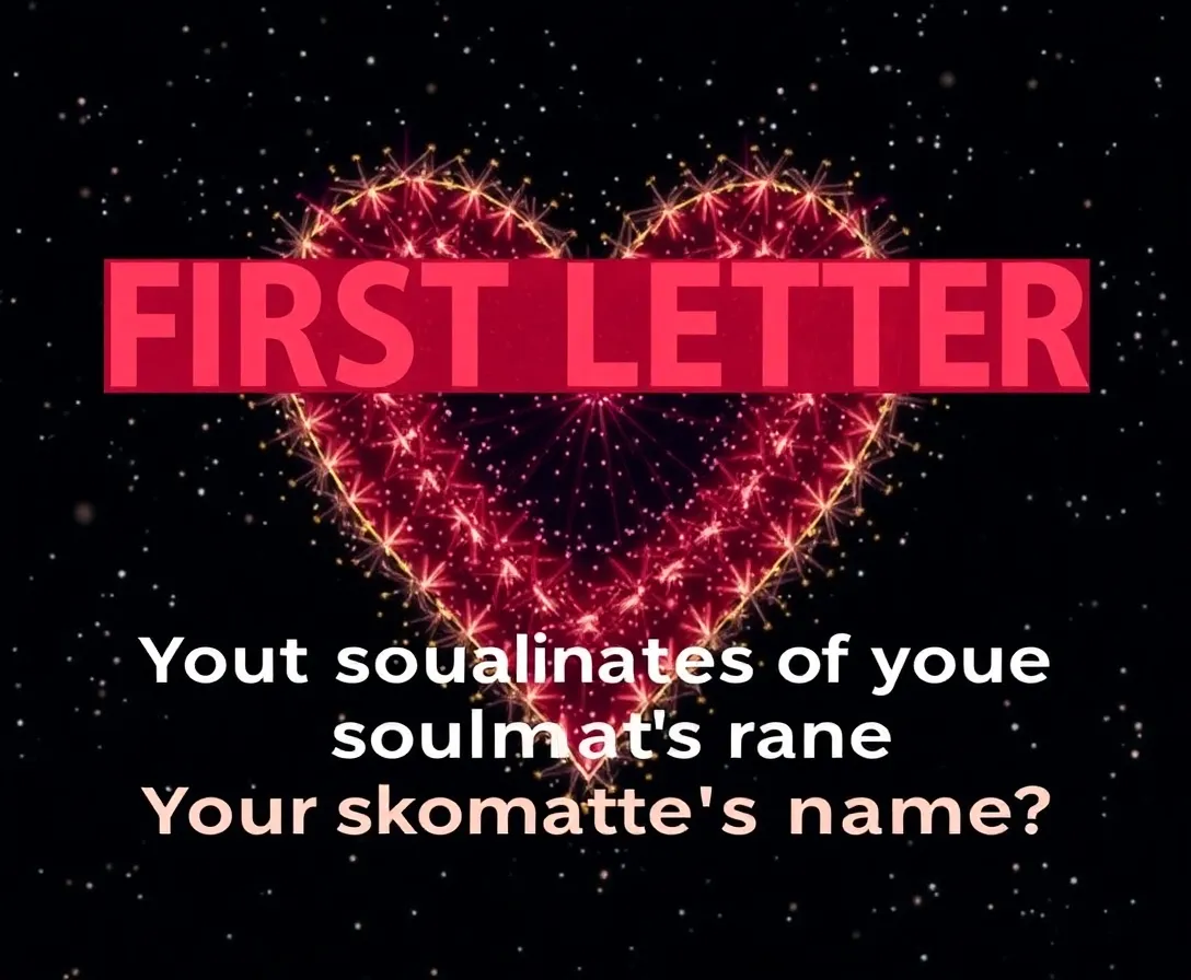 What Is Your Soulmate's First Initial?