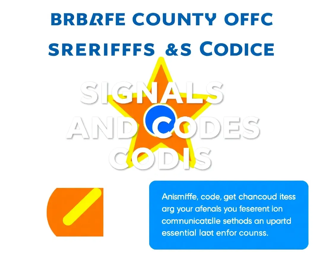 Modernized Broward County Sheriff's Office Signals and Codes Quiz