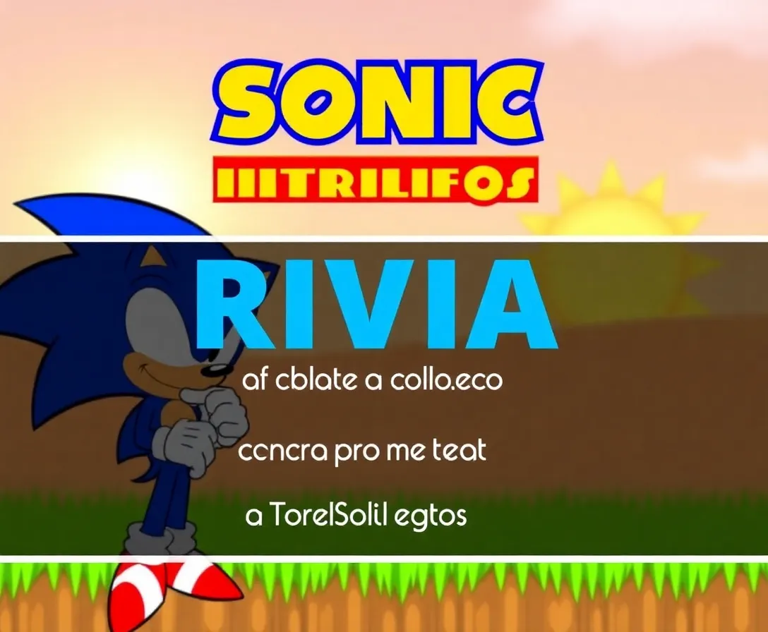 Sonic Trivia: Test Your Knowledge With Fun And Fascinating Facts