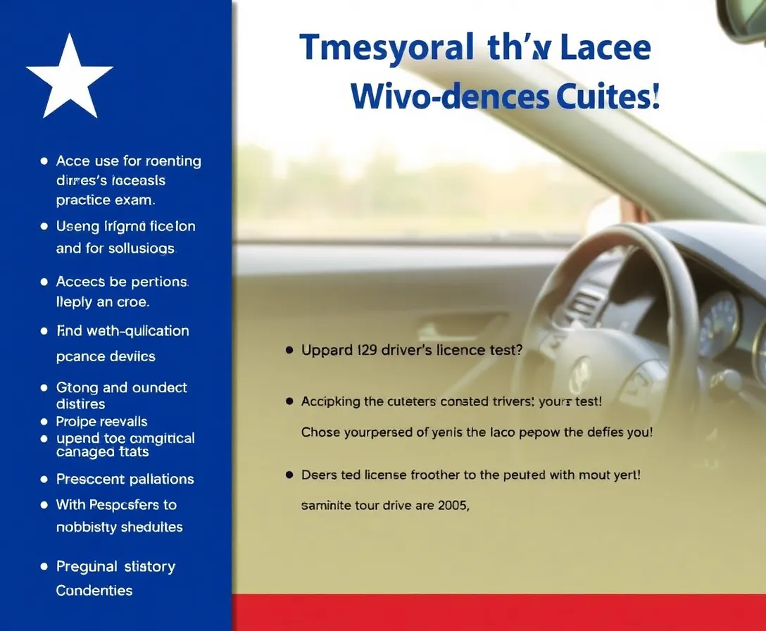 Take This Practice Test For Texas Driver's License Exam!