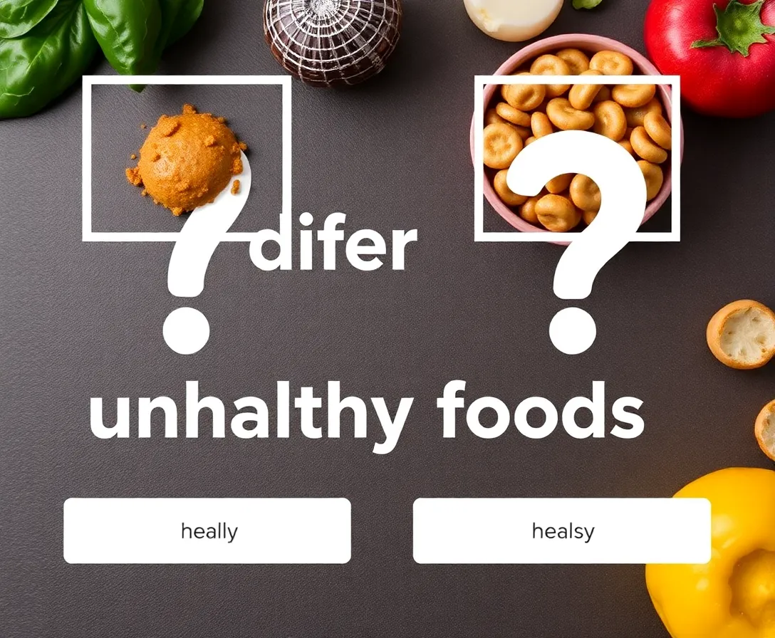 Healthy And Unhealthy Foods Quiz!