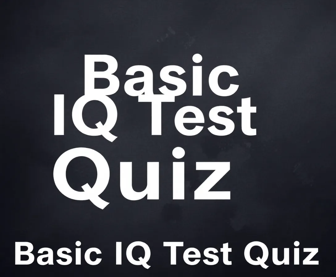 Basic IQ Test Quiz
