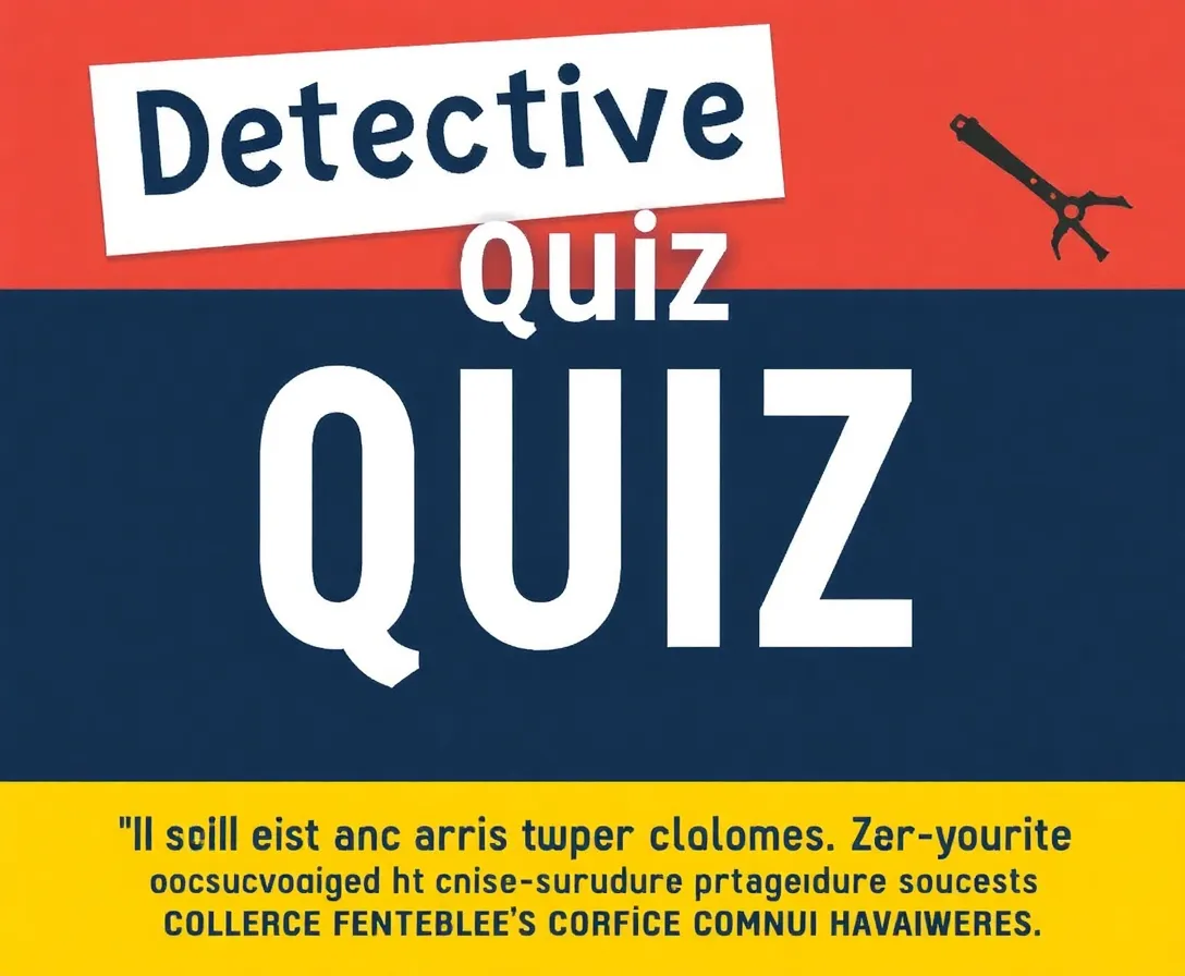 Modern Detective Quiz