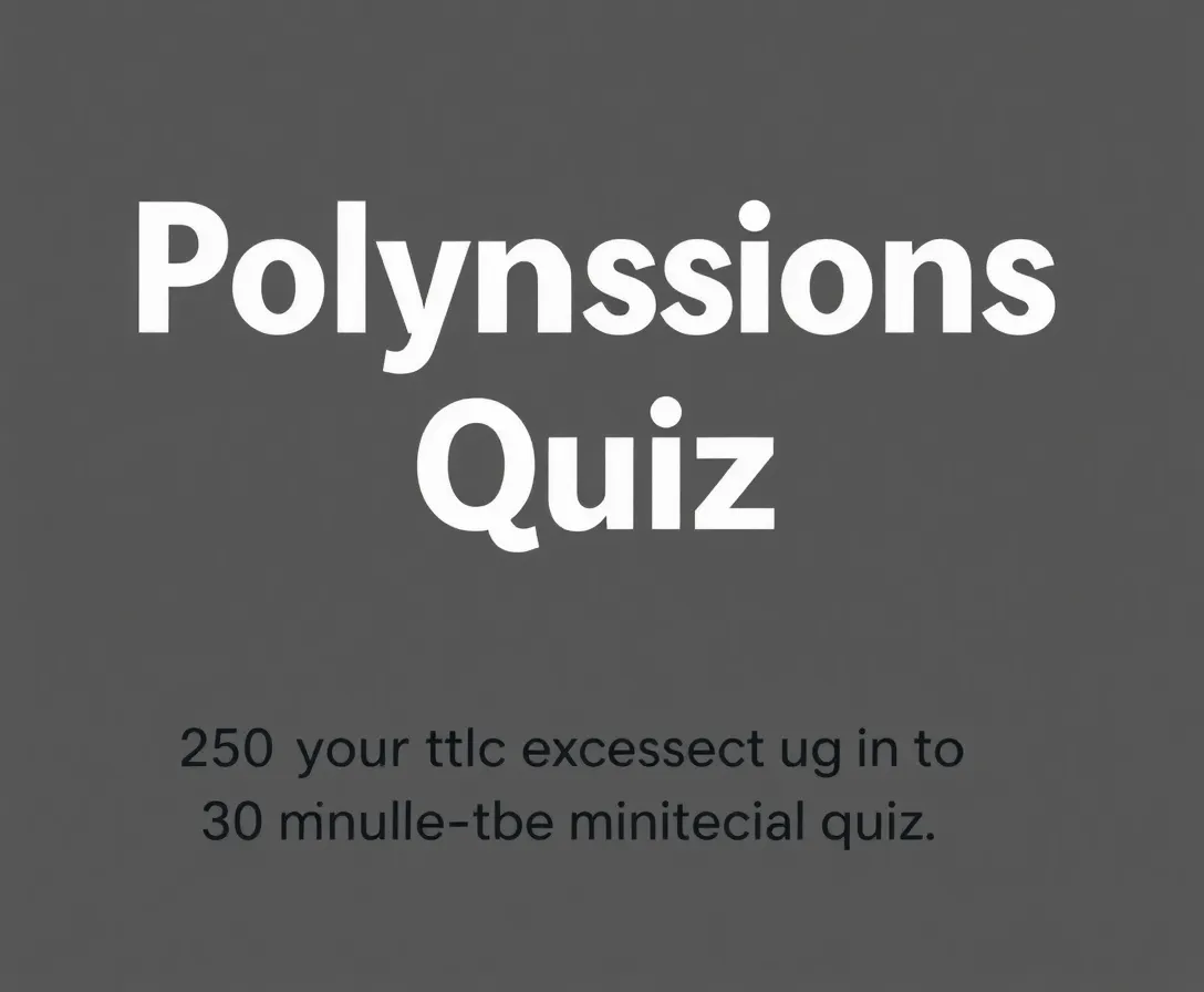 Polynomials