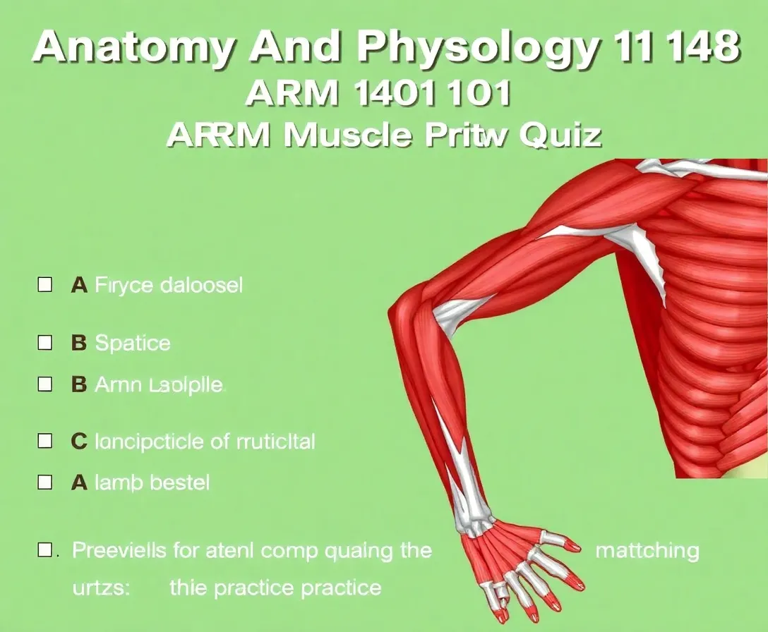 Anatomy And Physiology 141 Lab ARM Muscle Review Quiz