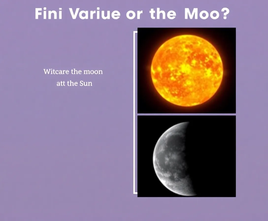Are You The Sun Or The Moon?