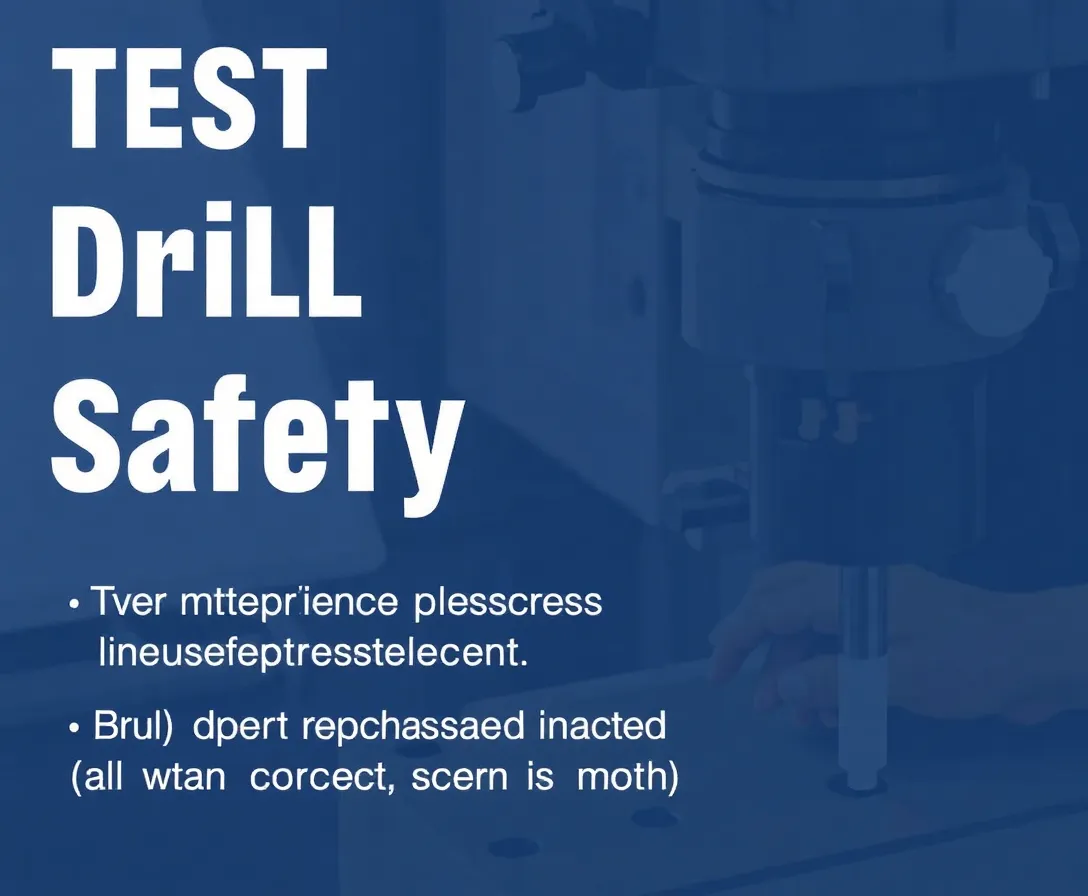 Modern Drill Press Safety Quiz