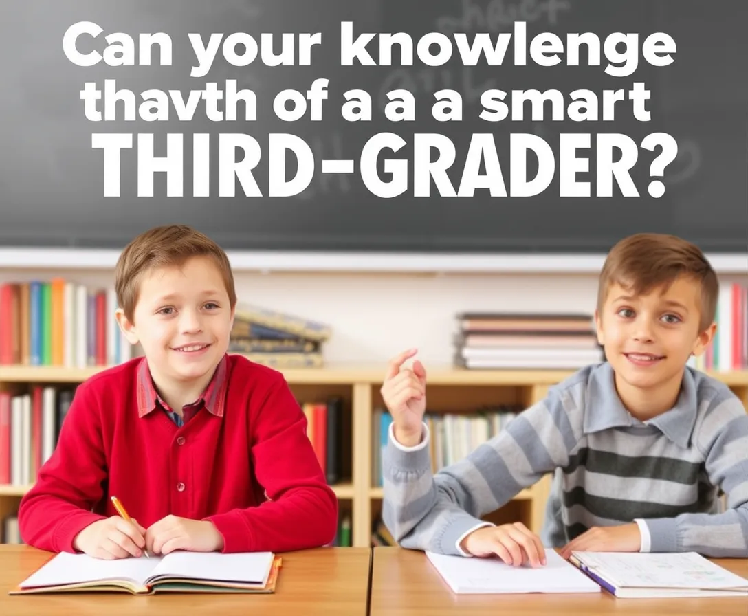 Are You Smarter Than A Smart 3rd Grader?