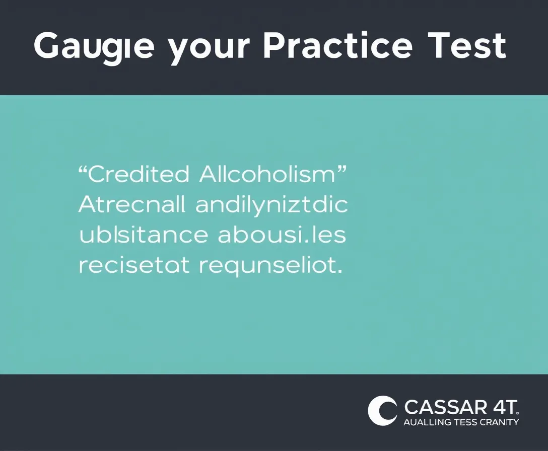 ADC/CASAC Alcohol And Drug Counselor Exam Practice Test