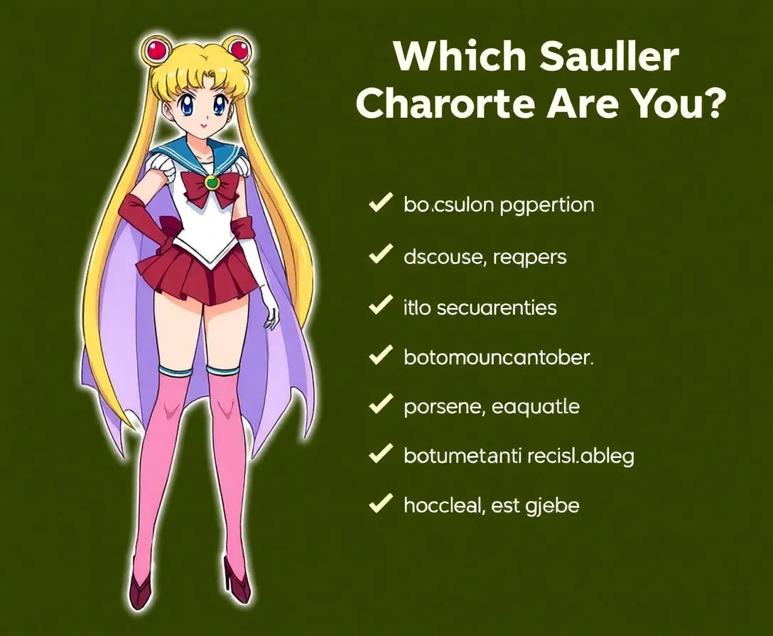 Which Sailor Moon Character Are You Quiz? Discover Your Match