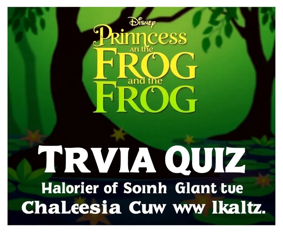 The Modern Princess and the Frog Trivia Quiz