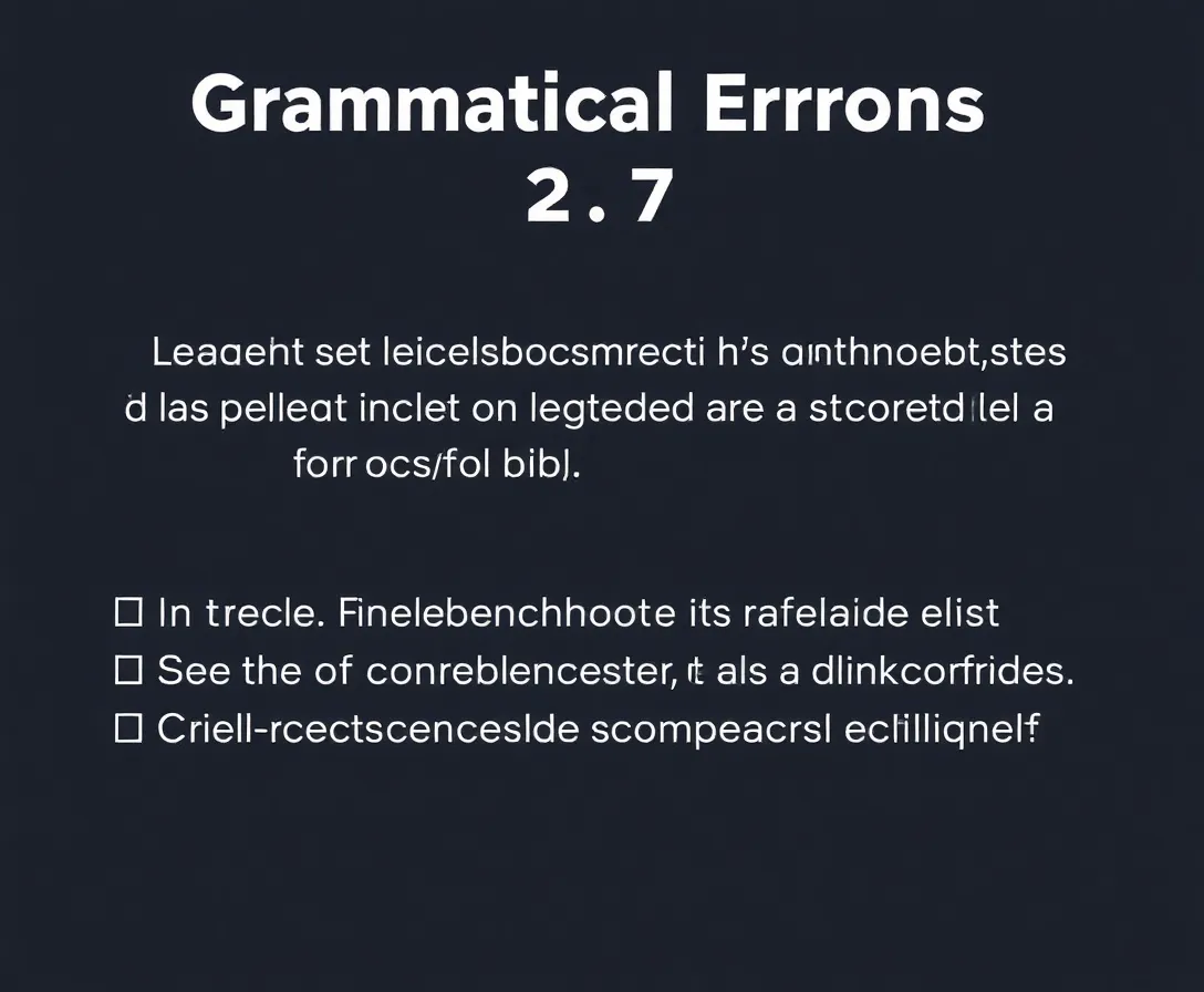 Updated Grammatical Insights Quiz