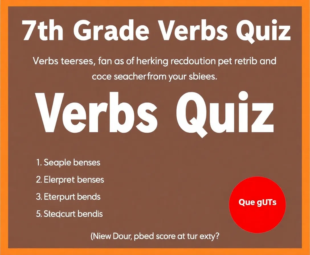 7th Grade Verbs Quiz Questions And Answers