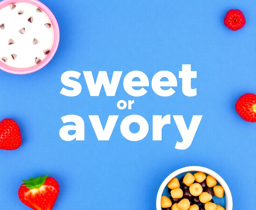 Discover Your Taste Preference: Sweet or Savory?