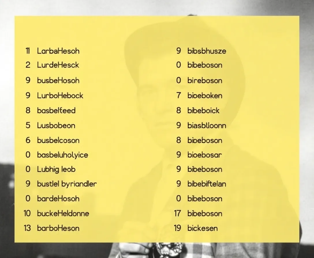 Music Trivia Of The Late 50's