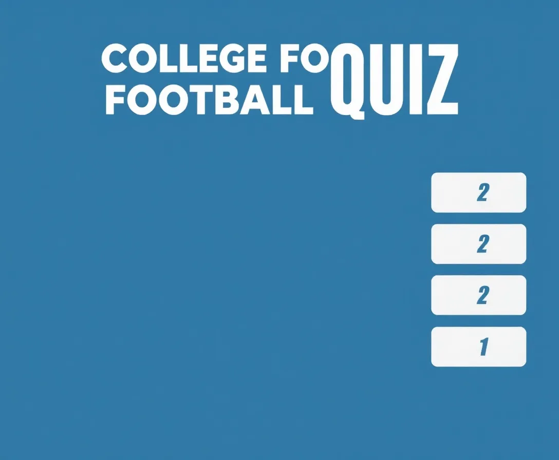 Are You A True College Football Genius?