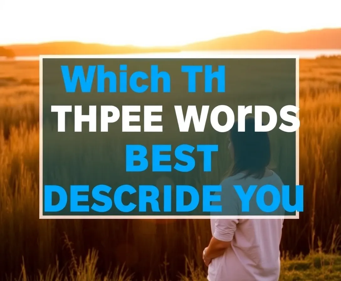We'll Tell You Which 3 Words Perfectly Describe You, But First You Have To Answer These 8 Questions