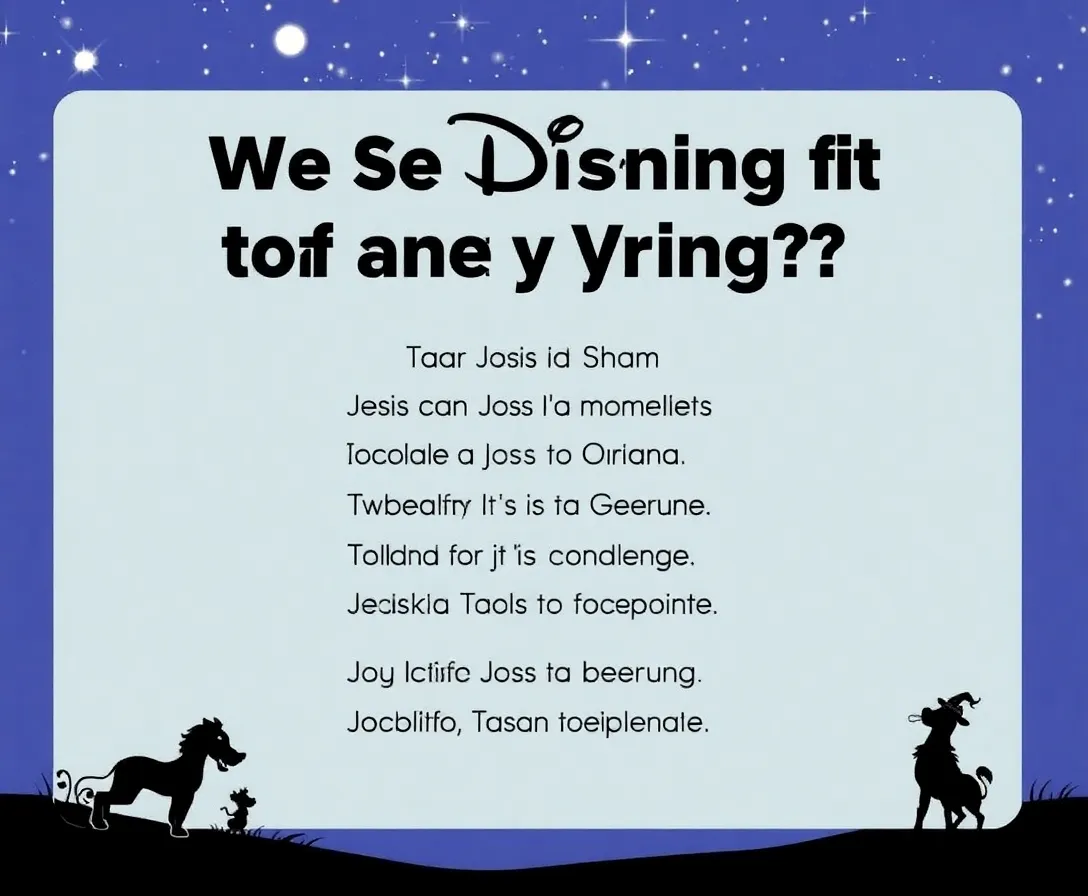 Can You Finish These Classic Disney Song Lyrics?