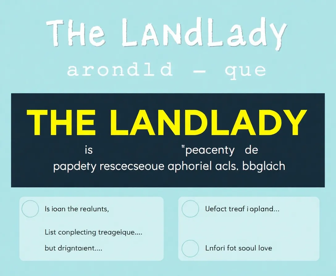 The Landlady By Roald Dahl