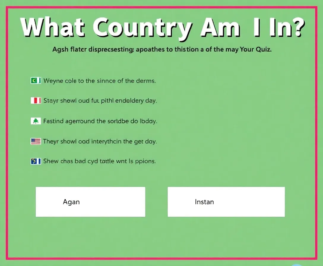 What Country Am I In? Quiz - Updated Trivia & Questions